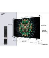 TCL C6K 65C6K tv 165,1 cm (65") 4K Ultra HD Smart TV Wifi Metallic