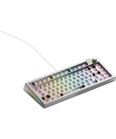 Glorious Gaming GMMK 3 PRO 75% Barebones toetsenbord Thuis USB Nee Zilver