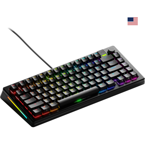 Glorious Gaming GMMK 3 PRO 75% Prebuilt toetsenbord Gamen USB QWERTY Amerikaans Engels Zwart