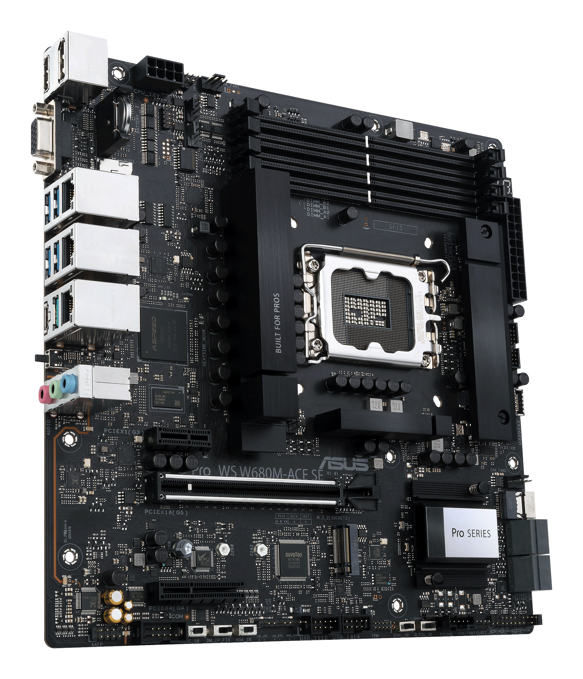 ASUS PRO WS W680M-ACE SE Intel W680 LGA 1700 micro ATX - Afbeelding 3