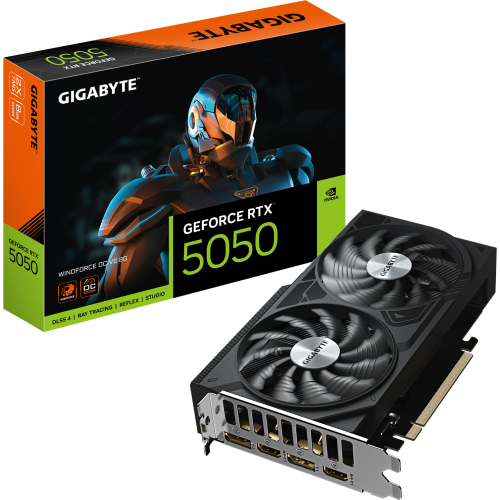 GIGABYTE GeForce RTX 5050 WINDFORCE OC V2 8G NVIDIA 8 GB GDDR6