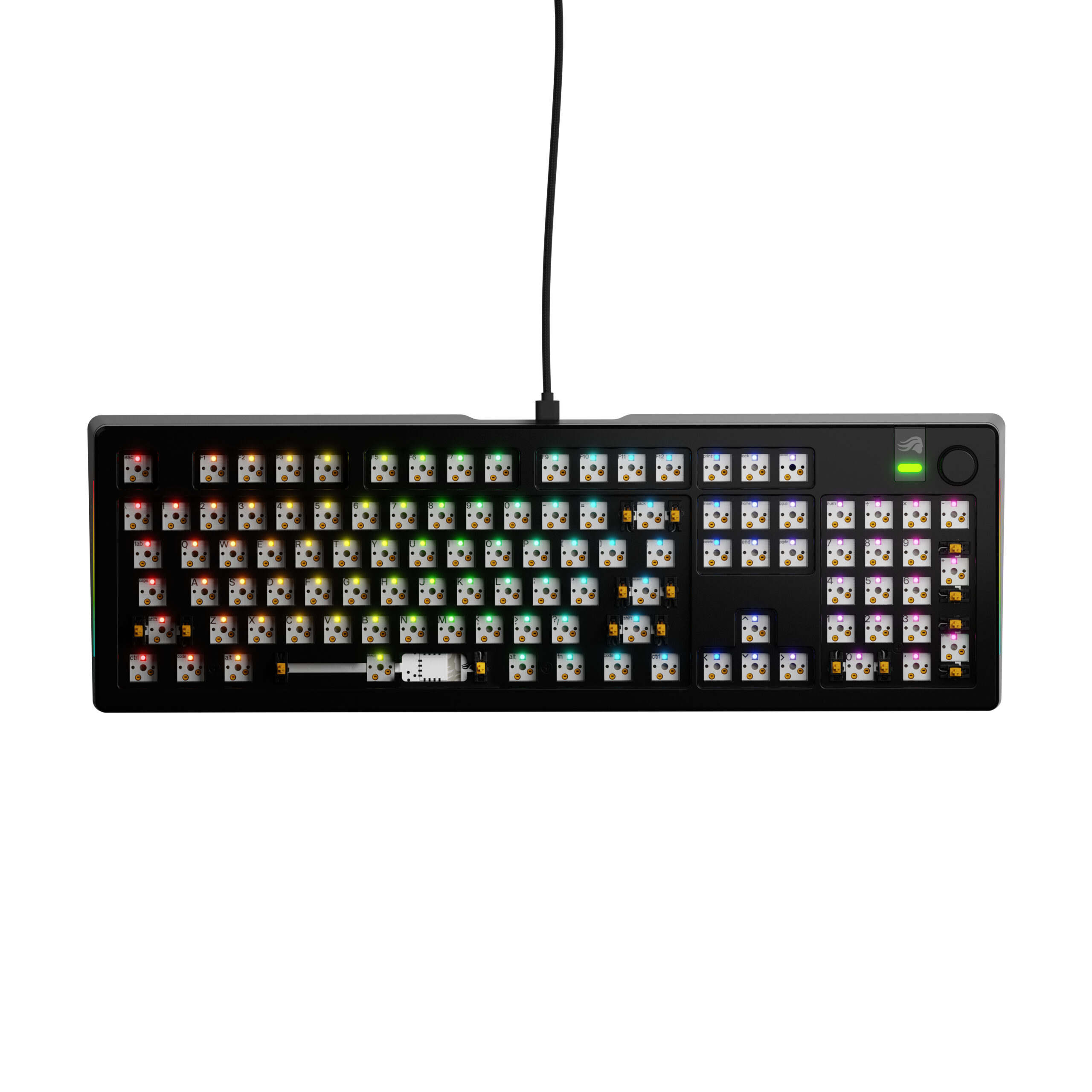Glorious Gaming GMMK 3 PRO 100% Barebones toetsenbord Thuis USB Nee Zwart - Afbeelding 2