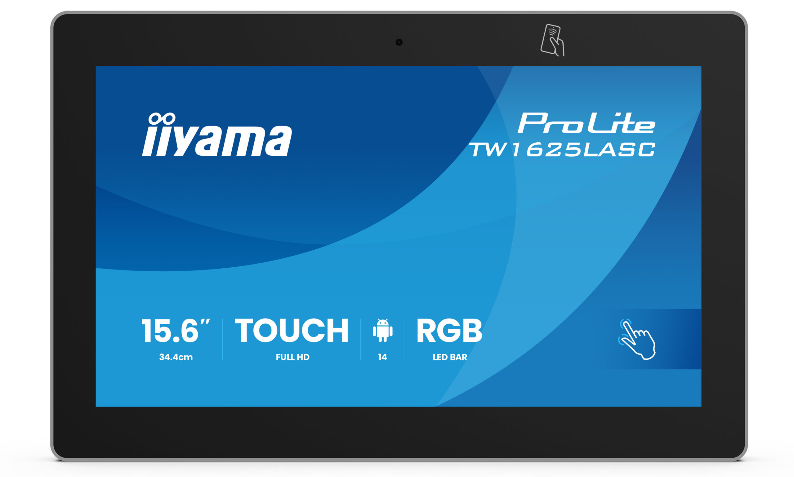 iiyama TW1625LASC-B3PNR scherm voor vergaderzalen 39,6 cm (15.6") 1920 x 1080 Pixels LED Wi-Fi 6 (802.11ax), Wi-Fi 5 (802.11ac), Wi-Fi 4 (802.11n), 802.11g, 802.11a, 802.11b Zwart Bluetooth - Afbeelding 5