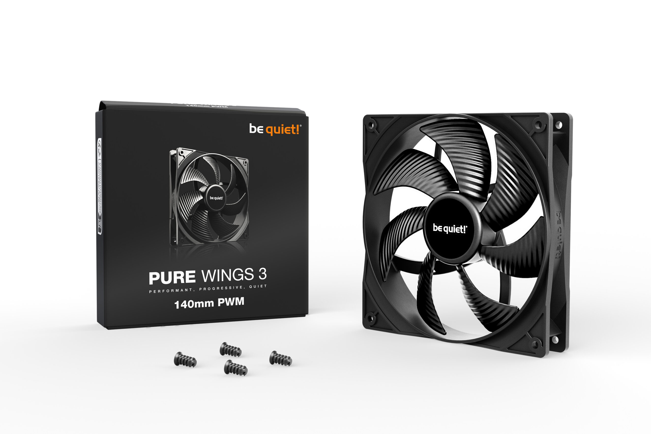 be quiet! Pure Wings 3 140mm PWM Computer behuizing Ventilator 14 cm Zwart 1 stuk(s) - Afbeelding 3