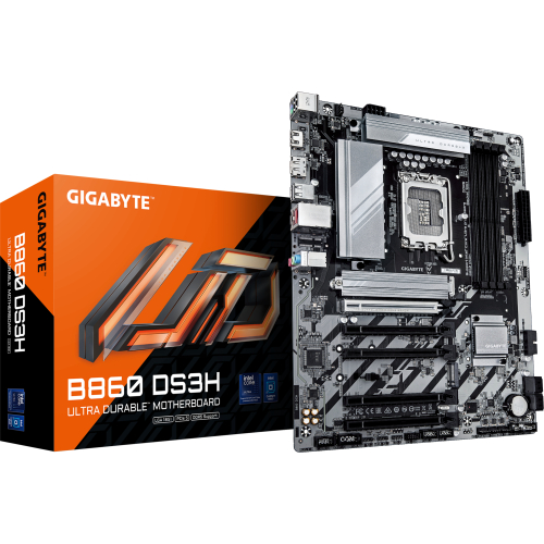 GIGABYTE B860 DS3H moederbord Intel B860 LGA 1851 (Socket V1) ATX