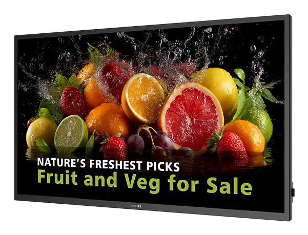 Philips 5000 series 55BDL5050D/00 beeldkrant 139,7 cm (55") LCD Wifi 600 cd/m² Full HD Zwart Type processor Android