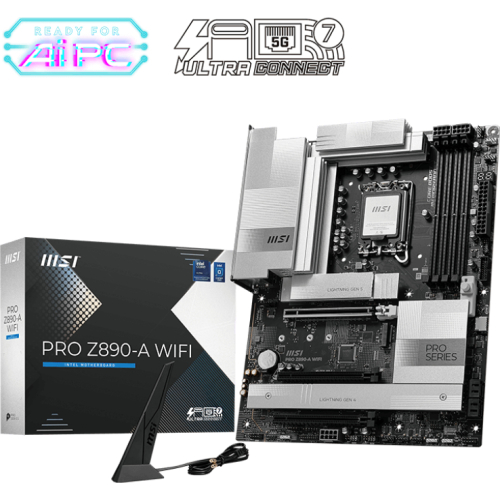 MSI PRO Z890-A WIFI moederbord Intel Z890 LGA 1851 (Socket V1) ATX