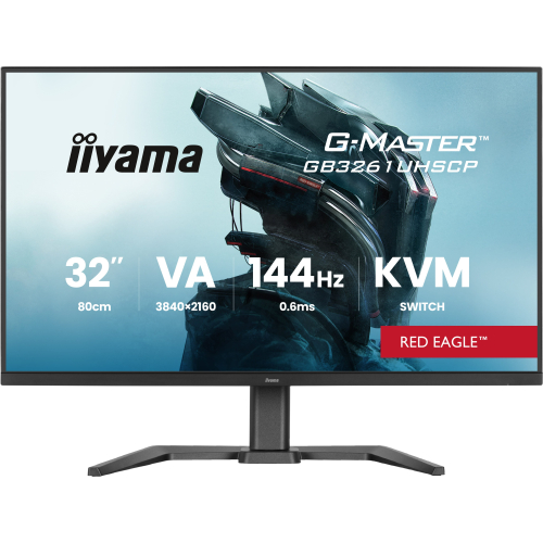 iiyama G-MASTER GB3261UHSCP-B1 computer monitor 80 cm (31.5") 3840 x 2160 Pixels 4K Ultra HD LED Zwart