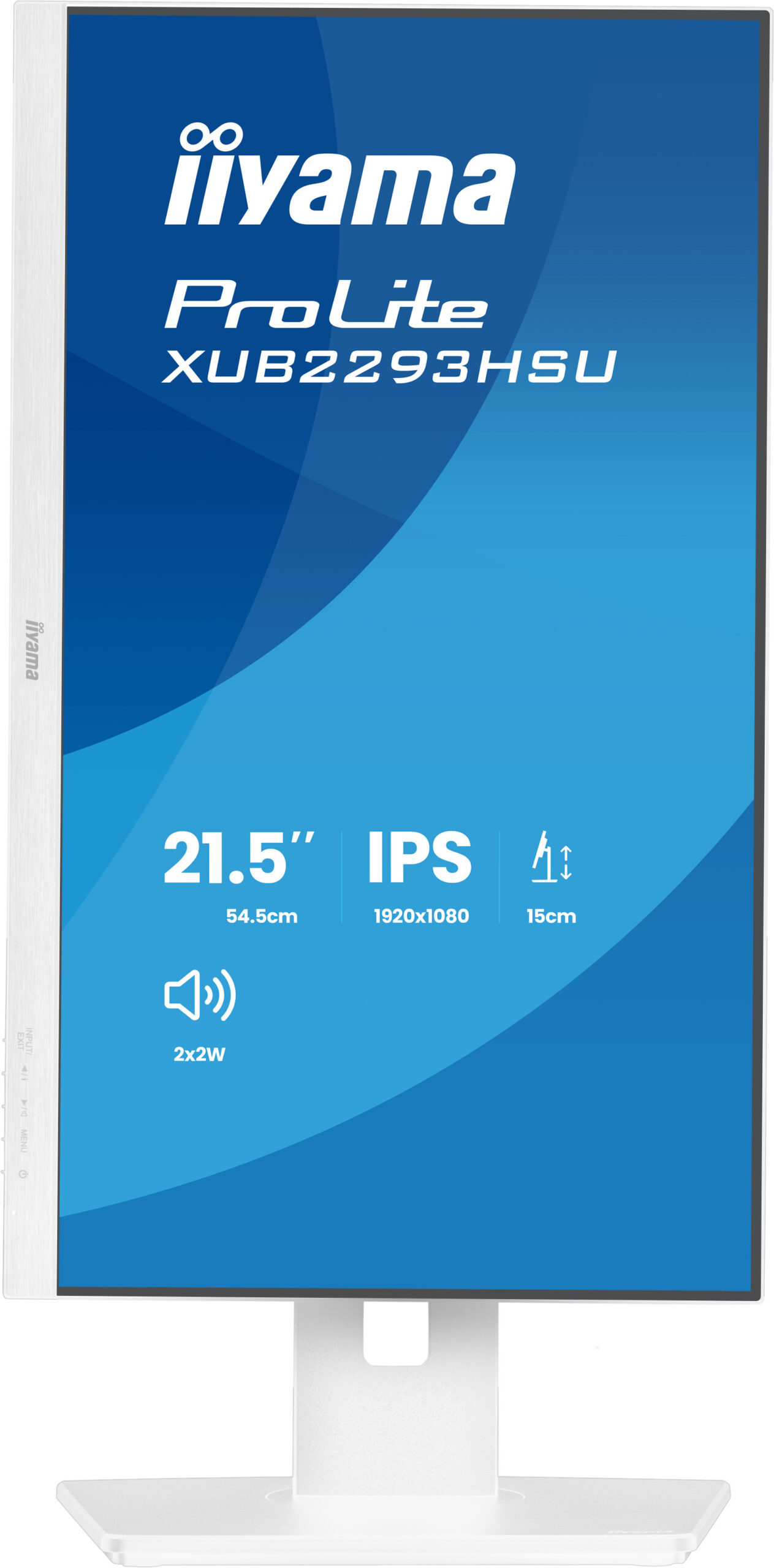 iiyama ProLite XUB2293HSU-W7 computer monitor 54,6 cm (21.5") 1920 x 1080 Pixels Full HD LED Wit - Afbeelding 4