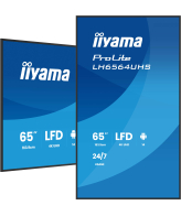 iiyama LH6564UHS-B1AG beeldkrant Digitale signage flatscreen 165,1 cm (65") Wifi 500 cd/m² 4K Ultra HD Zwart Type processor Android 24/7