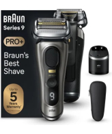 Braun Series 9 Pro+ 9565cc Wet & Dry Scheerapparaat met scheerblad Trimmer Metallic