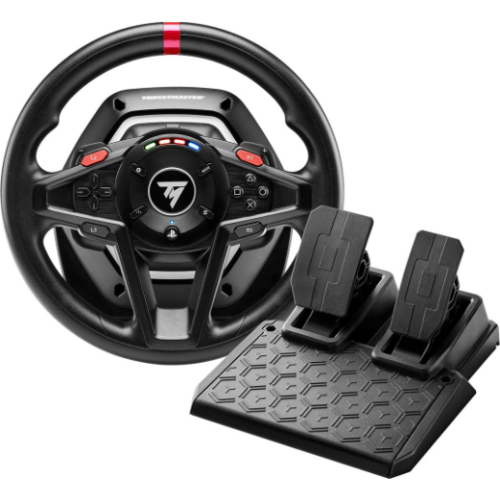 Thrustmaster T128-P Simtask Pack Zwart USB Stuurwiel + pedalen Analoog/digitaal PC, PlayStation 4, PlayStation 5