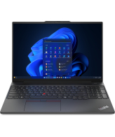 Lenovo ThinkPad E16 Gen 2 (AMD) AMD Ryzen™ 5 7535U Laptop 40,6 cm (16") WUXGA 8 GB DDR5-SDRAM 256 GB SSD Wi-Fi 6E (802.11ax) Windows 11 Pro Engels Zwart