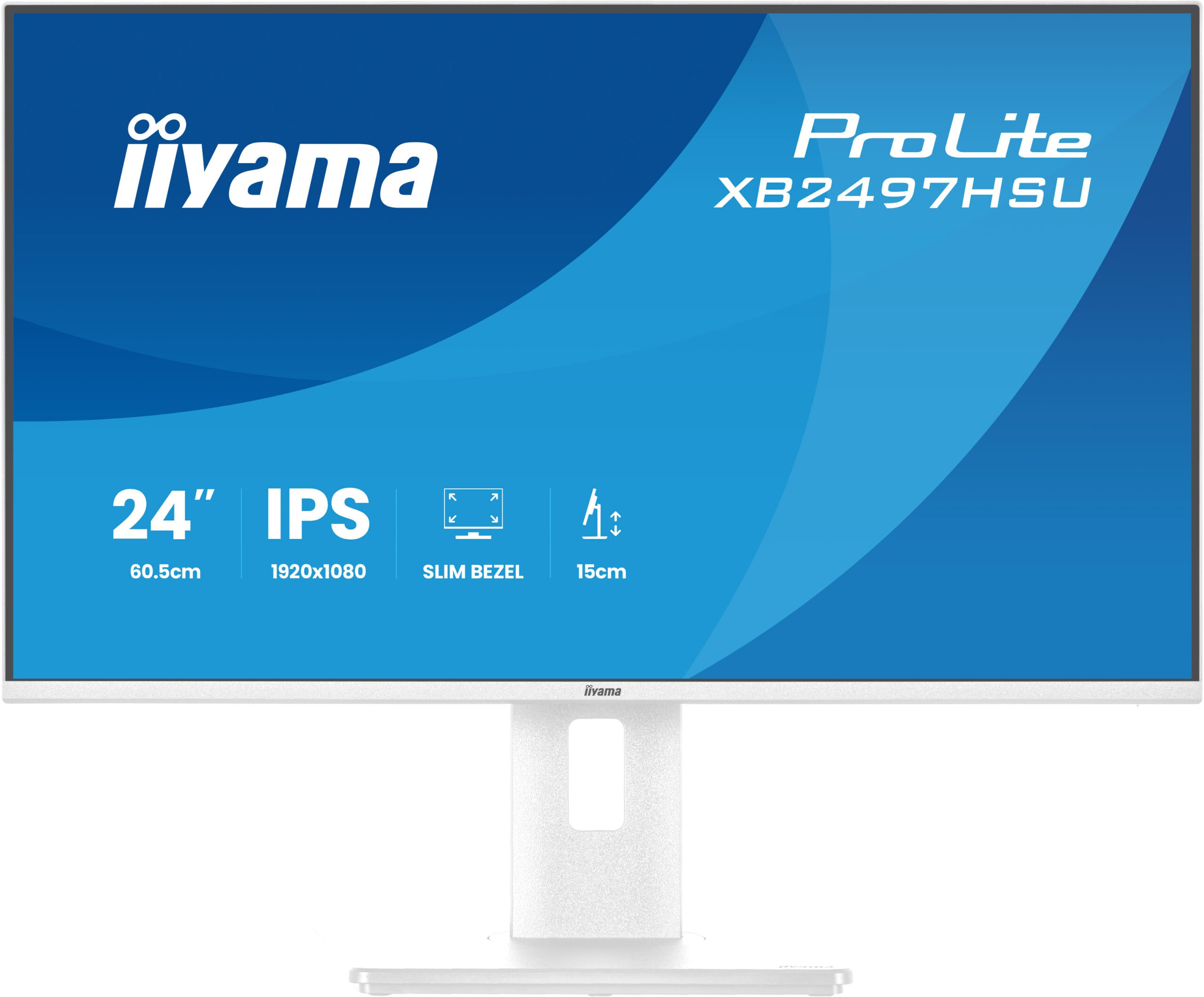 iiyama ProLite XB2497HSU-W1 computer monitor 60,5 cm (23.8") 1920 x 1080 Pixels Full HD LED Wit - Afbeelding 3