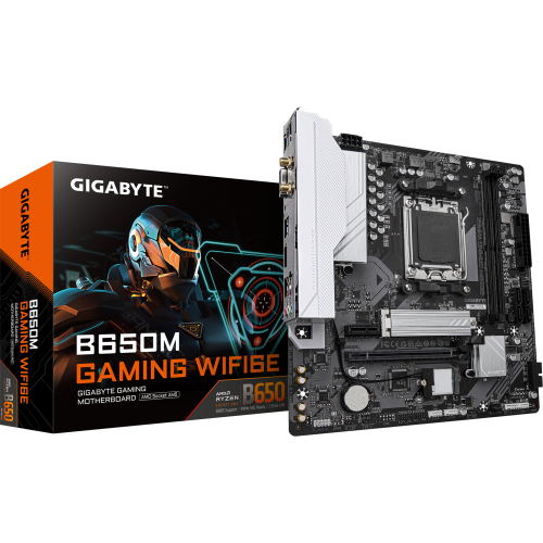 GIGABYTE B650M GAMING WIFI6E moederbord AMD B650 Socket AM5 micro ATX