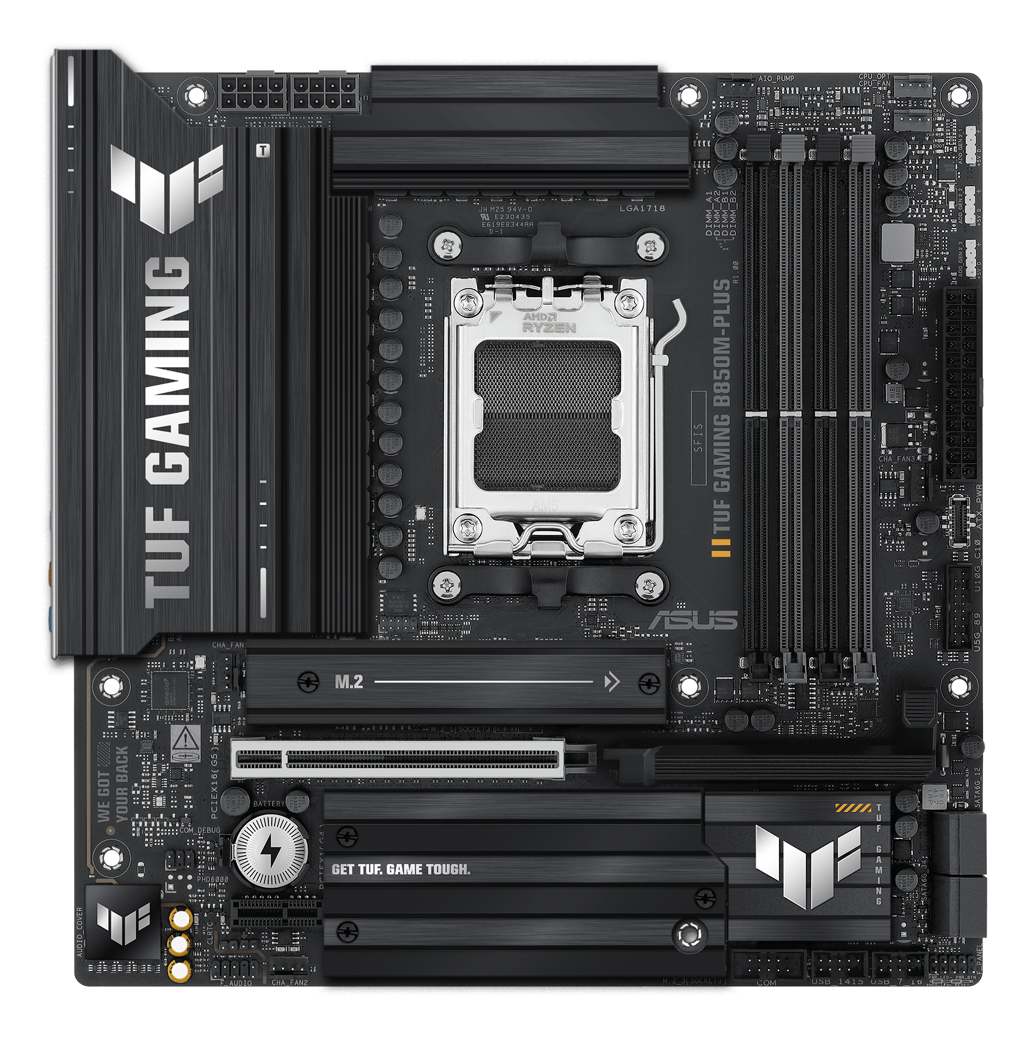 ASUS TUF GAMING B850M-PLUS AMD B850 Socket AM5 micro ATX - Afbeelding 3
