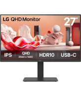 LG 27BA65QB-B.AEU computer monitor 68,6 cm (27") 2560 x 1440 Pixels Wide Quad HD LED Zwart