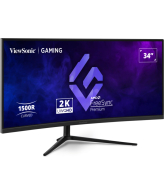 Viewsonic VX3418C-2K computer monitor 86,4 cm (34") 3440 x 1440 Pixels UltraWide Quad HD Zwart