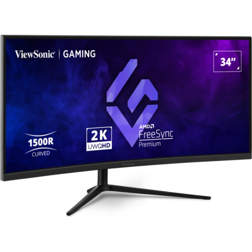 Viewsonic VX3418C-2K computer monitor 86,4 cm (34") 3440 x 1440 Pixels UltraWide Quad HD Zwart