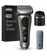 Braun Series 9 Pro+ 9575cc Wet & Dry Scheerapparaat met scheerblad Trimmer Metallic