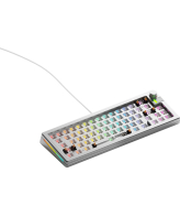 Glorious Gaming GMMK 3 PRO 65% Barebones toetsenbord Gamen USB Nee Zilver