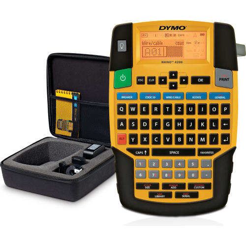 DYMO RHINO 4200 labelprinter Thermo transfer QWERTZ