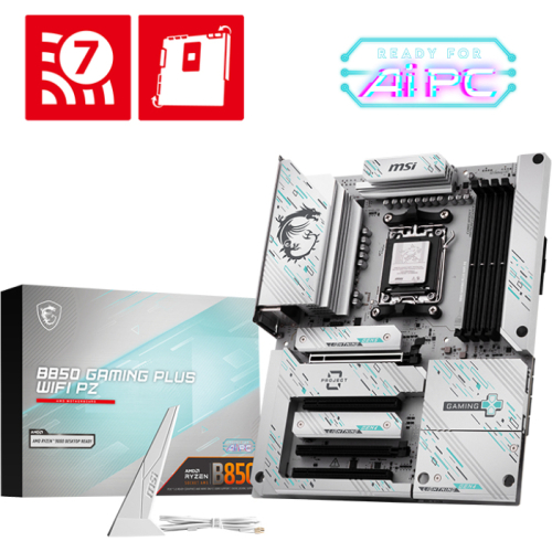 MSI B850 GAMING PLUS WIFI PZ moederbord AMD B850 Socket AM5 ATX