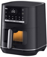 Braun HF 5075 Enkel Vrijstaand 2000 W Heteluchtfriteuse Zwart, Grijs
