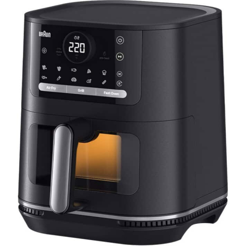 Braun HF 5075 Enkel Vrijstaand 2000 W Heteluchtfriteuse Zwart, Grijs