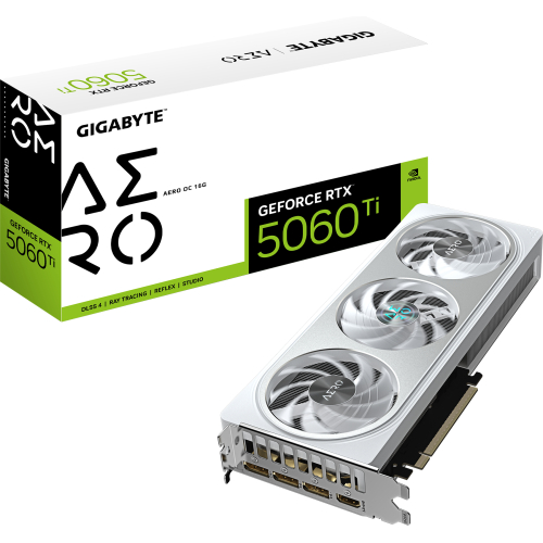 GIGABYTE GeForce RTX 5060 Ti AERO OC 16G NVIDIA 16 GB GDDR7