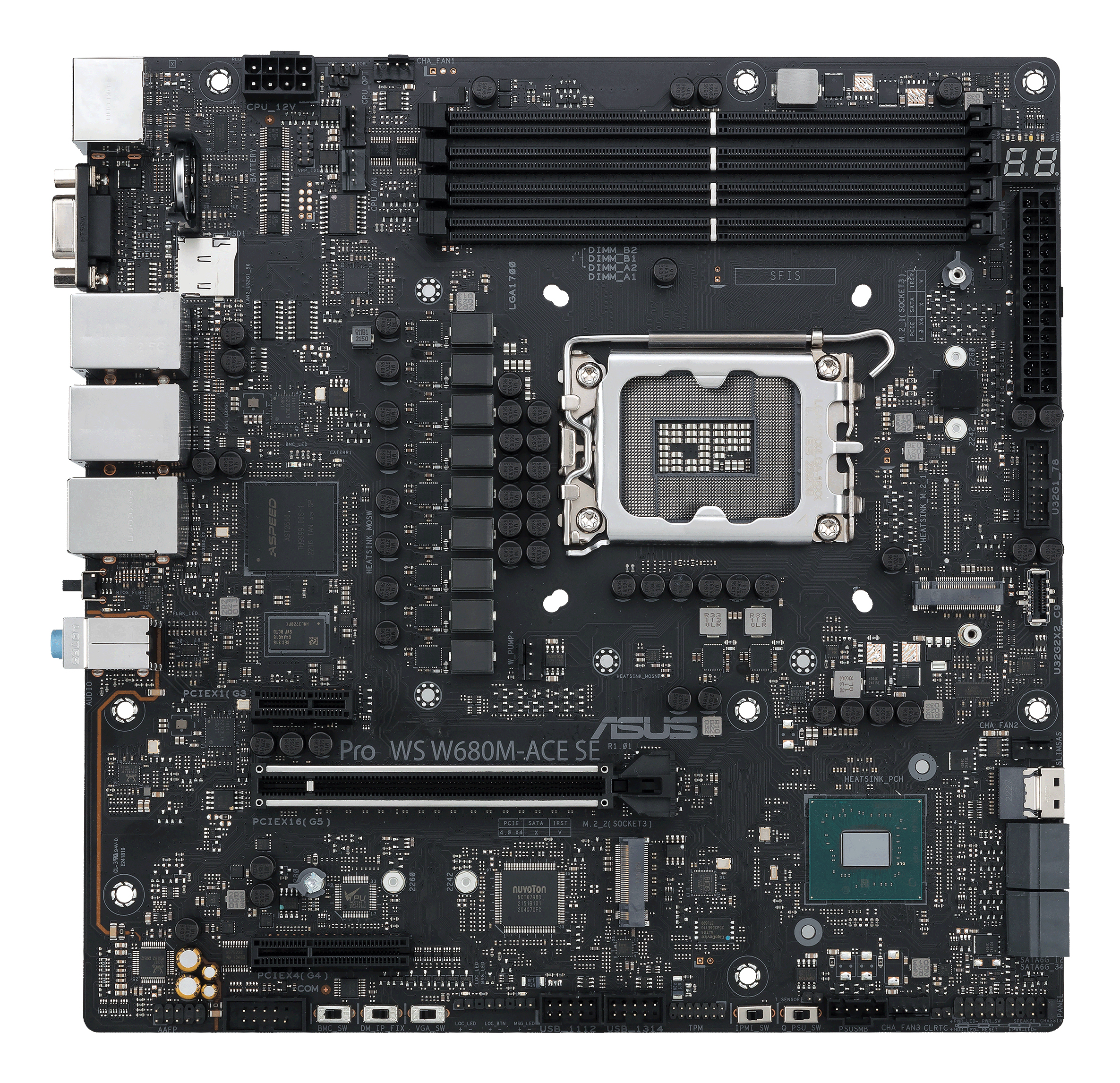 ASUS PRO WS W680M-ACE SE Intel W680 LGA 1700 micro ATX - Afbeelding 4