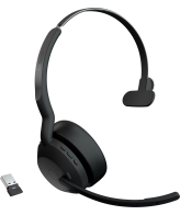 Jabra Evolve2 55 Headset Draadloos Hoofdband Kantoor/callcenter USB Type-C Bluetooth Oplaadhouder