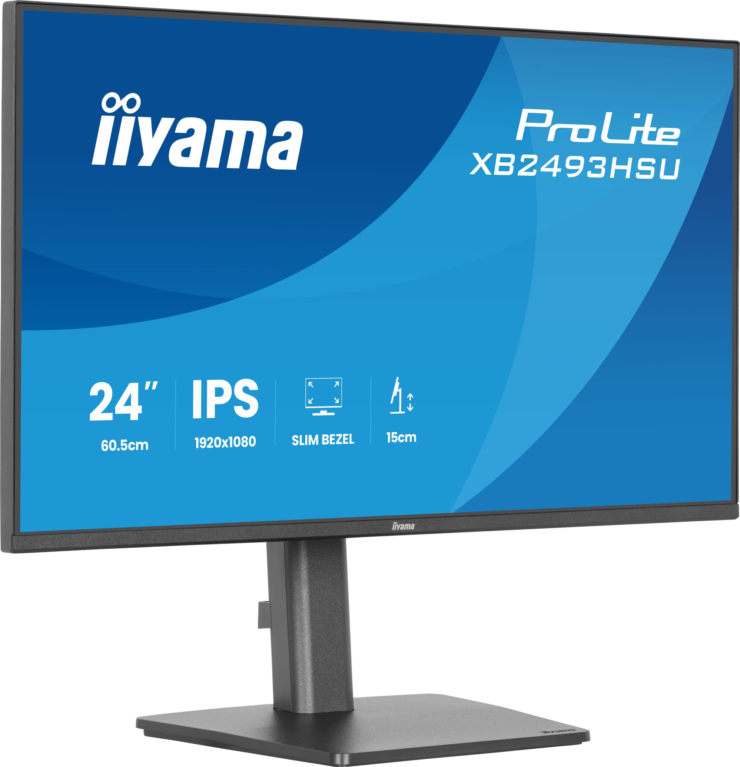 iiyama ProLite XB2493HSU-B1 computer monitor 60,5 cm (23.8") 1920 x 1080 Pixels Full HD LED Zwart - Afbeelding 5