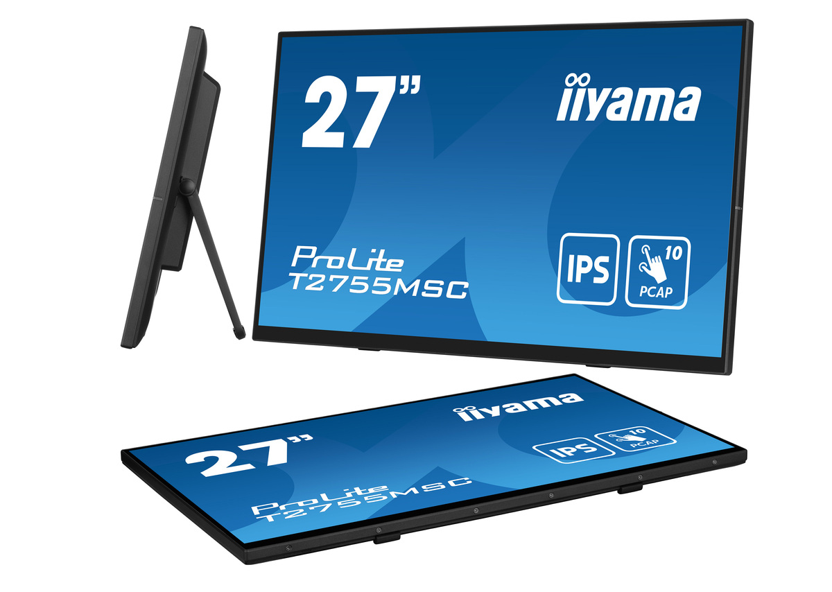 iiyama ProLite T2755MSC-B1 computer monitor 68,6 cm (27") 1920 x 1080 Pixels Full HD LED Touchscreen Tafelblad Zwart - Afbeelding 12
