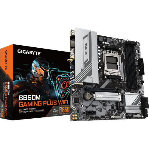 GIGABYTE B650M GAMING PLUS WIFI AMD B650 Socket AM5 micro ATX