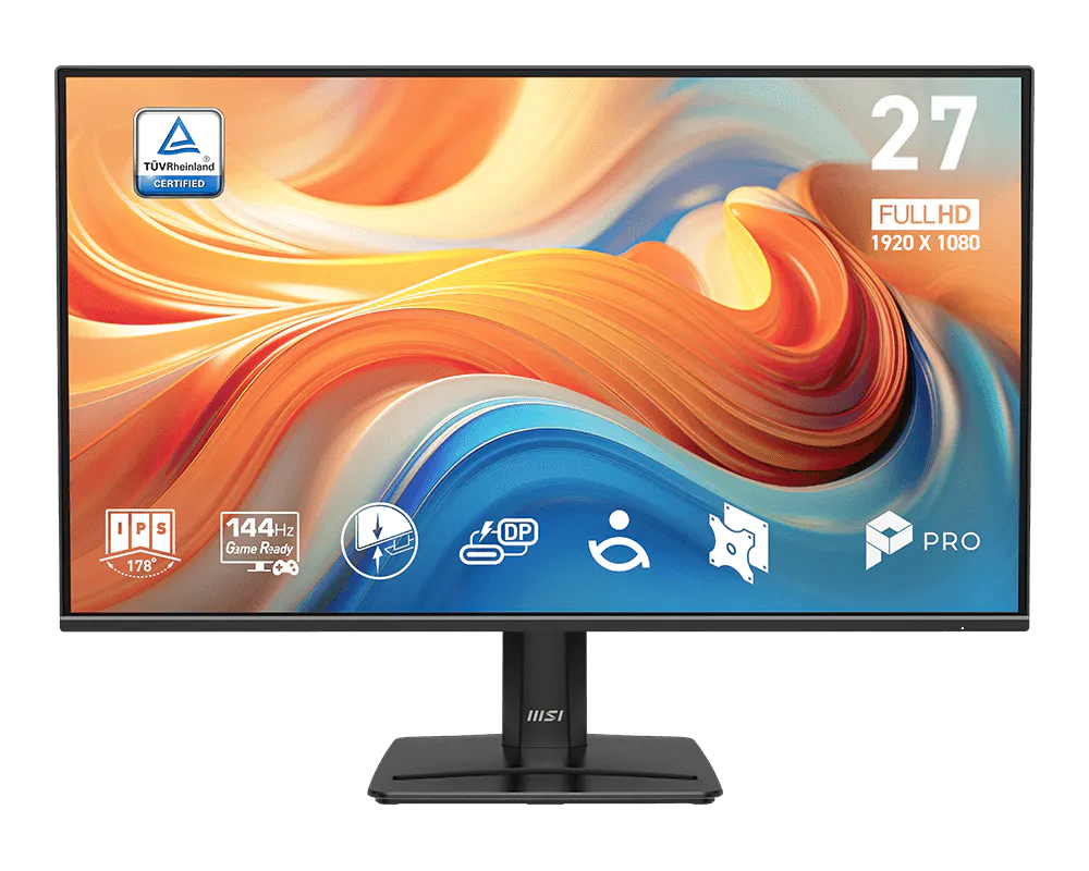 MSI Pro MP272 E14C computer monitor 68,6 cm (27") 1920 x 1080 Pixels Full HD LED Zwart