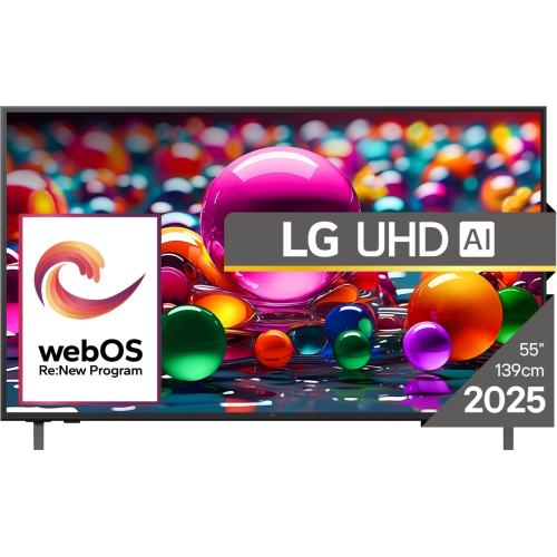 LG UHD AI 55UA75003LA tv 139,7 cm (55") 4K Ultra HD Smart TV Wifi Zwart