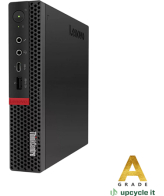 upcycle it Lenovo ThinkCentre M920q Tiny (Refurbsihed) A Intel® Core™ i7 i7-8700T 16 GB DDR4-SDRAM 512 GB SSD Windows 11 Pro Mini PC Zwart