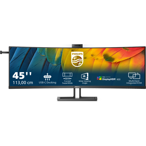 Philips 6000 series 45B1U6900CH/00 computer monitor 113 cm (44.5") 5120 x 1440 Pixels UltraWide Dual Quad HD LED Zwart