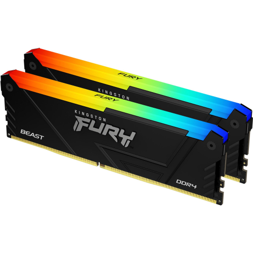 Kingston Technology FURY Beast 32GB 3200MT/s DDR4 CL16 DIMM (Sets van 2) RGB