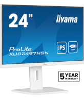 iiyama ProLite XUB2497HSN-W2 computer monitor 60,5 cm (23.8") 1920 x 1080 Pixels Full HD LED Wit
