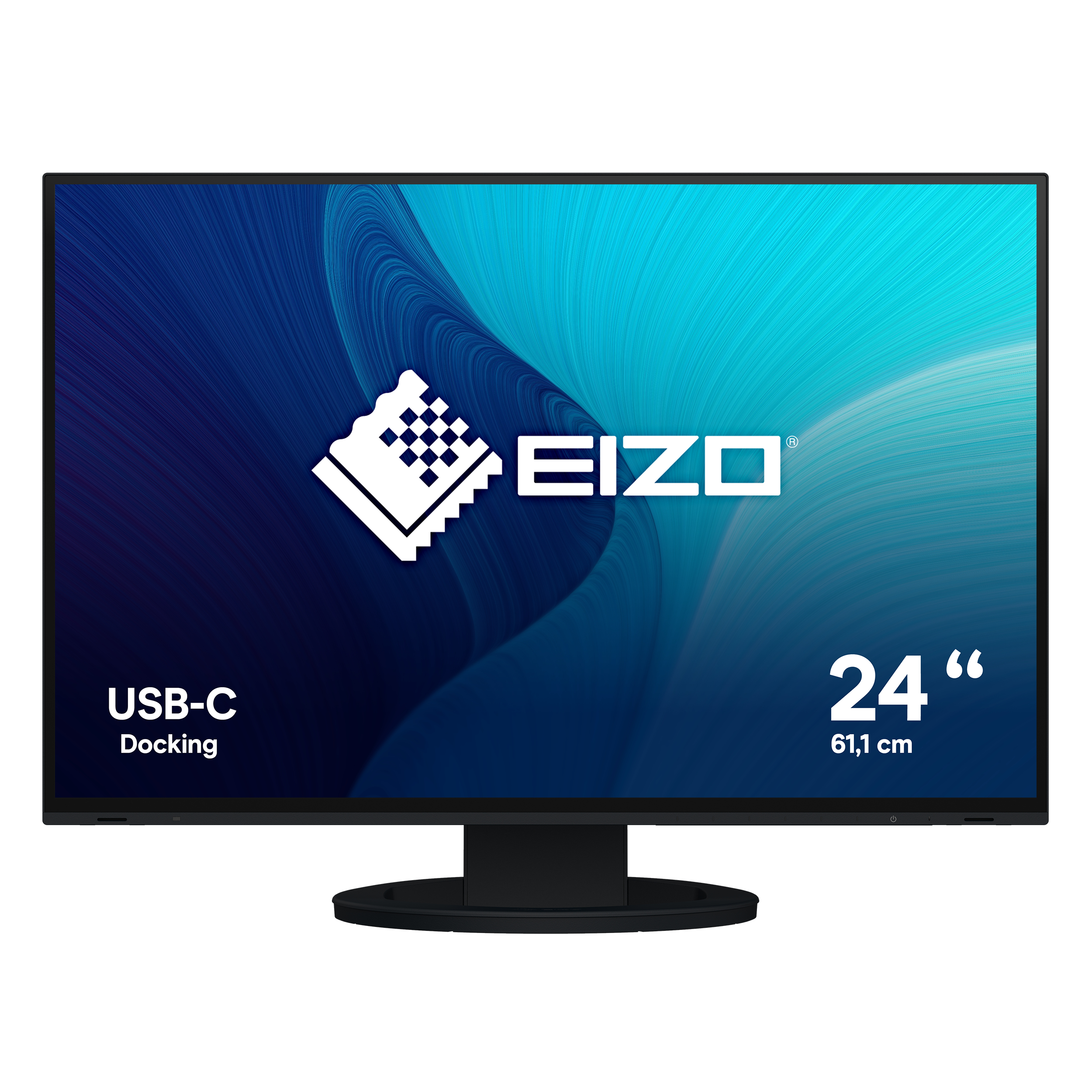 EIZO FlexScan EV2485-BK computer monitor 61,2 cm (24.1") 1920 x 1200 Pixels WUXGA LCD Zwart
