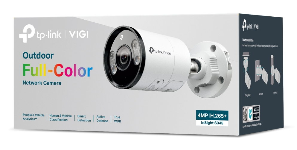 TP-Link INSIGHT S345 Bullet IP-beveiligingscamera Buiten 2688 x 1520 Pixels Muur - Afbeelding 4