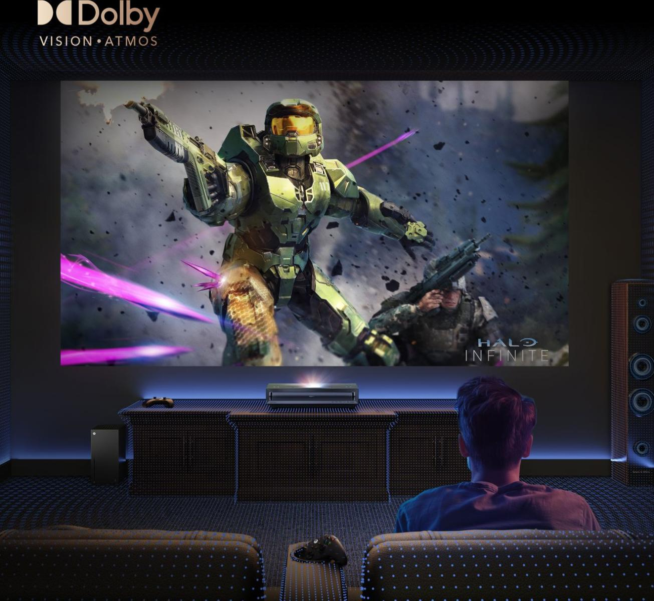 Hisense PX3 projection TV Projector met ultrakorte projectieafstand 2800 ANSI lumens UHD 4K (3840x2160) Zwart, Donkergrijs - Afbeelding 10