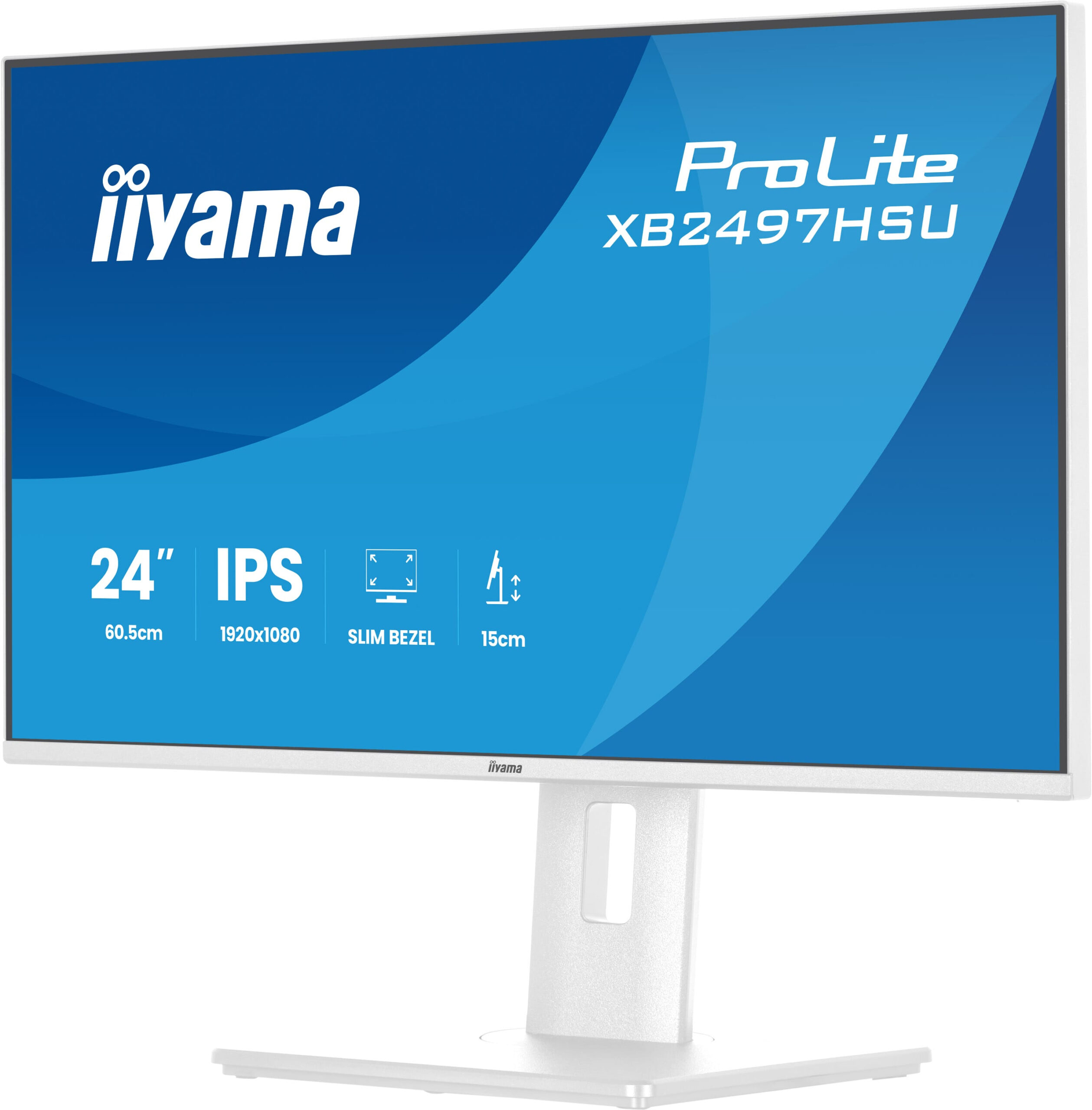 iiyama ProLite XB2497HSU-W1 computer monitor 60,5 cm (23.8") 1920 x 1080 Pixels Full HD LED Wit - Afbeelding 6