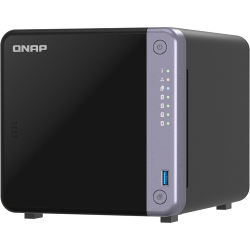 QNAP TS-432X-4G data-opslag-server NAS Tower Alpine Alpine AL-524 4 GB DDR4 QNAP QTS Zwart