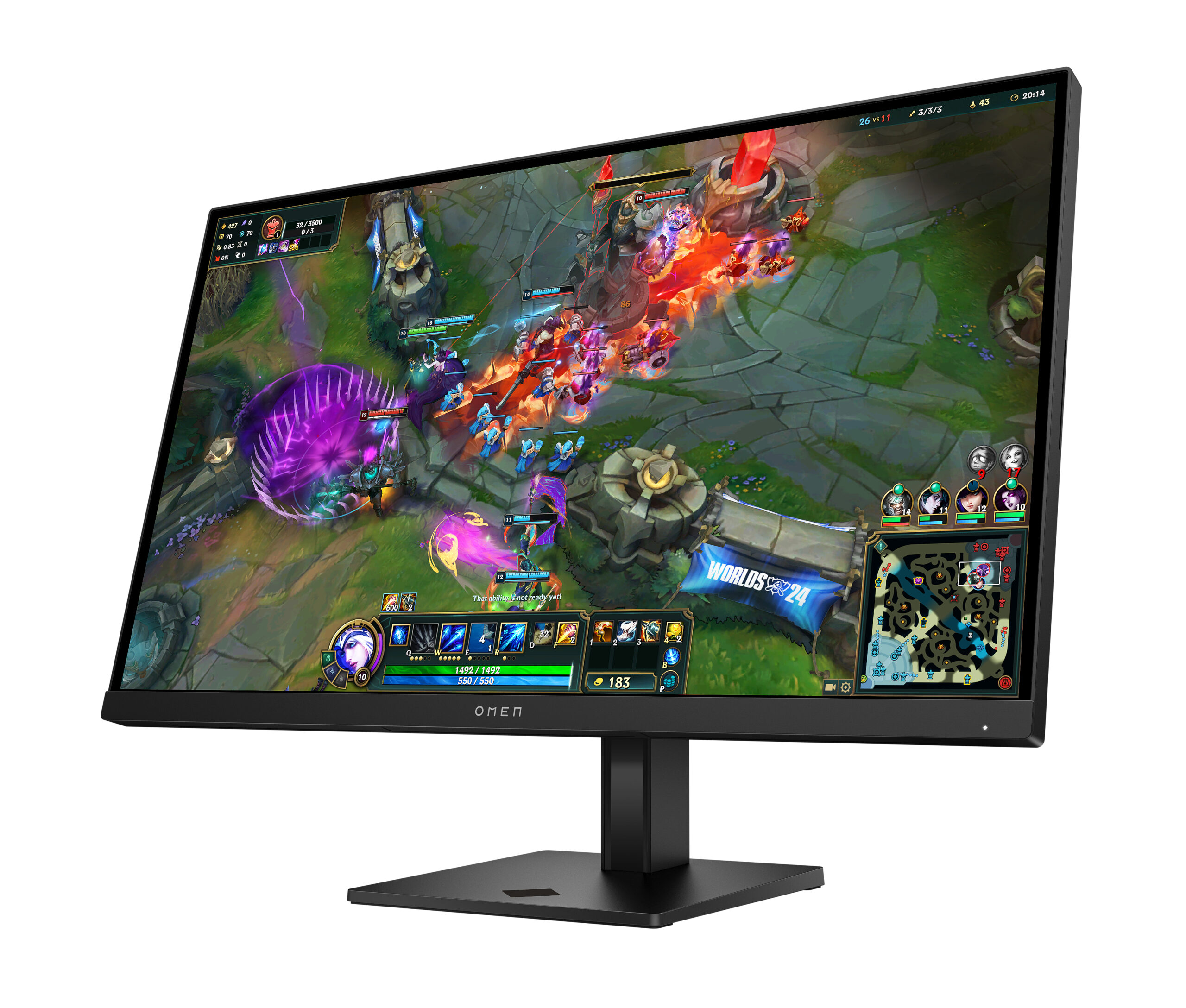HP OMEN LCD 27qs G2 68,6 cm 27 QHD 2560x1440 240 Hz1ms 400nits2xHDMI, DP,USB, Pivot,VESA computer monitor 68,6 cm (27") 2560 x 1440 Pixels Quad HD Zwart - Afbeelding 4