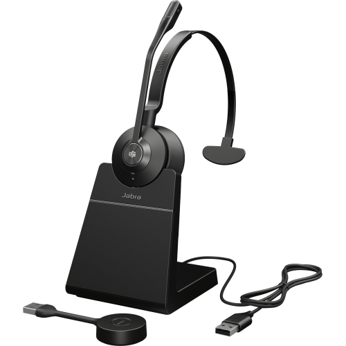 Jabra Engage 55 SE Headset Draadloos Hoofdband Kantoor/callcenter Zwart