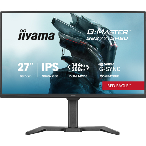 iiyama G-MASTER GB2771UHSU-B1 computer monitor 68,6 cm (27") 3840 x 2160 Pixels 4K Ultra HD LED Zwart