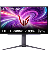 LG 27GS95QE-B computer monitor 67,3 cm (26.5") 2560 x 1440 Pixels Quad HD OLED Zwart